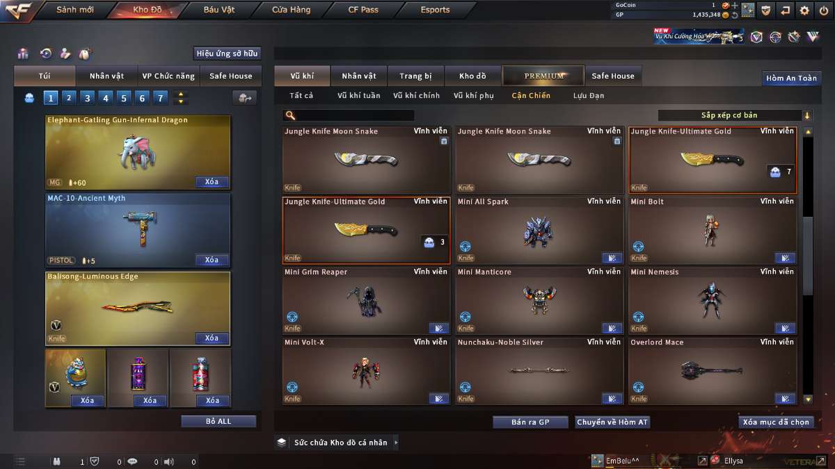 shop acc cf uy tin gia re